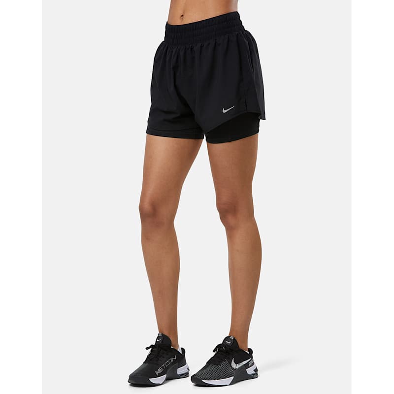 Nike Womens 2-in-1 Inch Shorts Black Life Style Sports IE