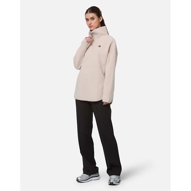 4TH ARQ Womens Lennox Half Zip Top - Cream | Life Style Sports UK