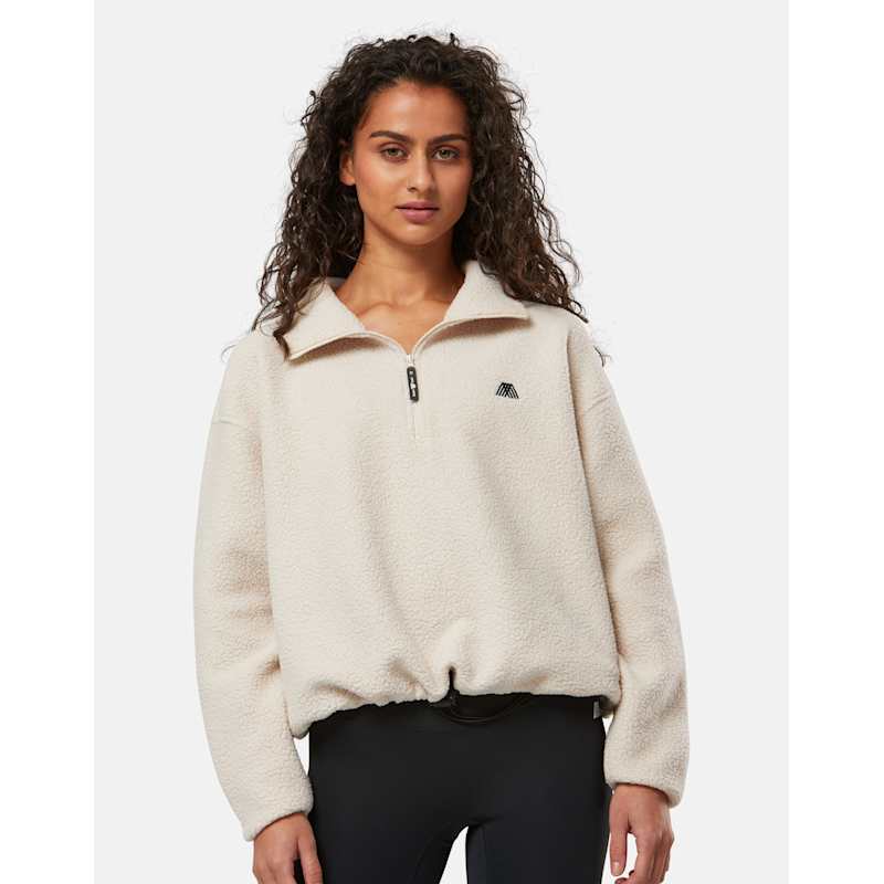4TH ARQ Womens Phoenix Half Zip Top - Ecru | Life Style