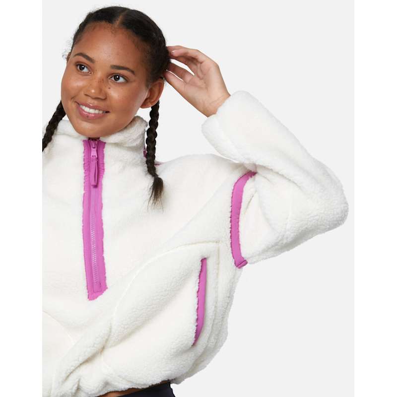 Gym+Coffee Industry Half Zip in Cloud White WH - White | Life