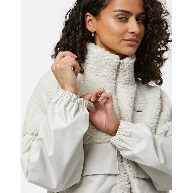ジャケット・アウター FIFTEEN LOVE ~NKzip white~ (U:nity size) Nike Womens Essentials Cozy Jacket WH - Cream | Life Style Sports EU
