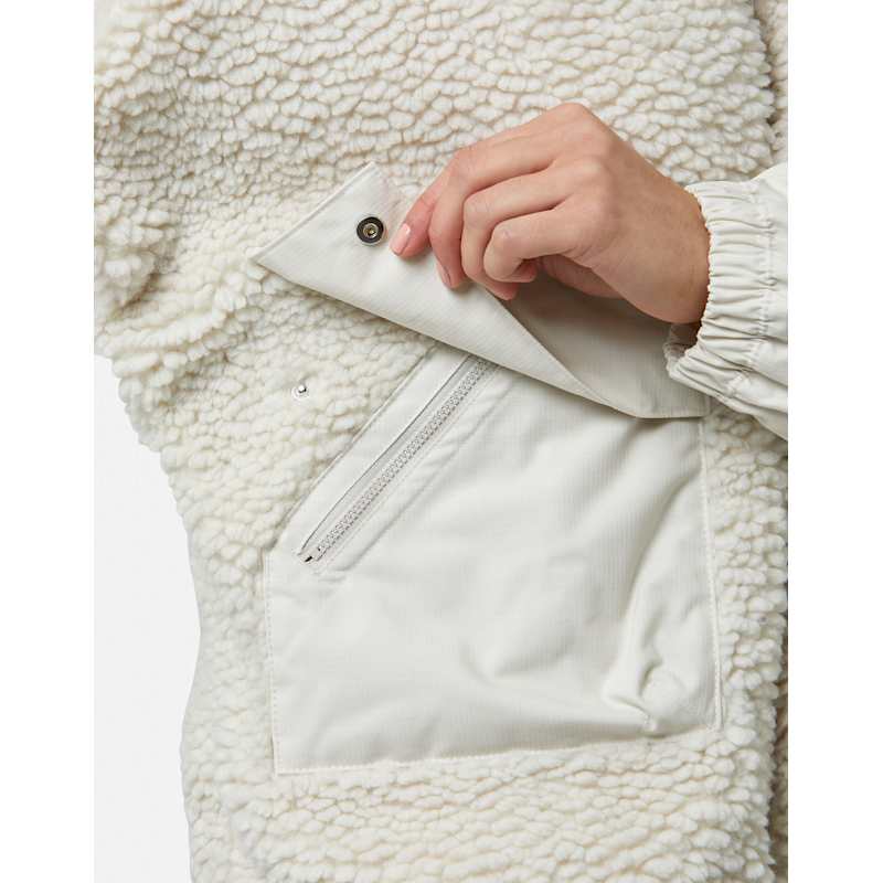 ジャケット・アウター FIFTEEN LOVE ~NKzip white~ (U:nity size) Nike Womens Essentials Cozy Jacket WH - Cream | Life Style Sports EU