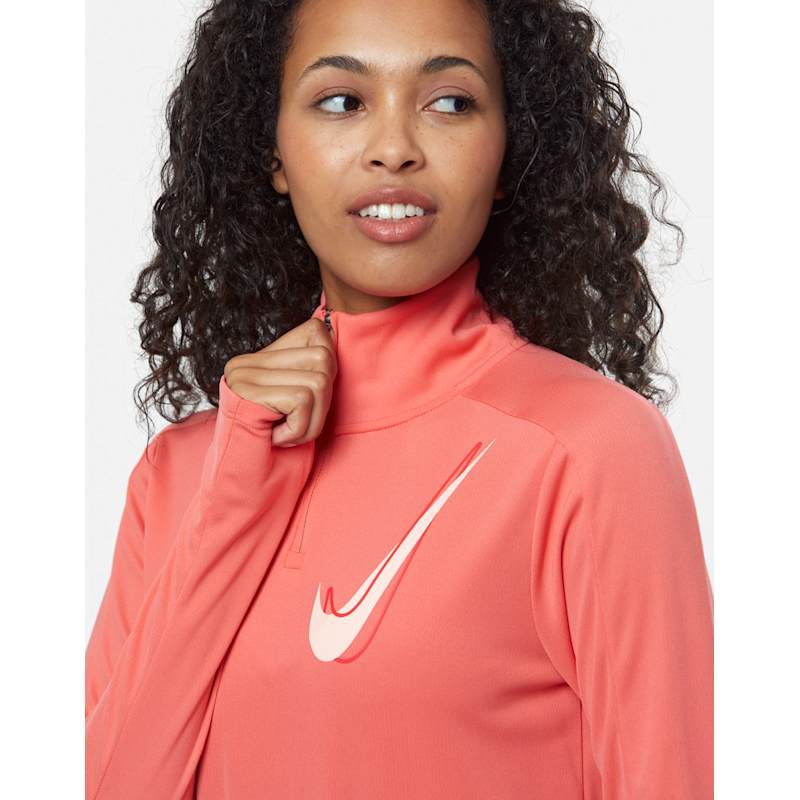 Nike Womens Swoosh Half Zip Top
