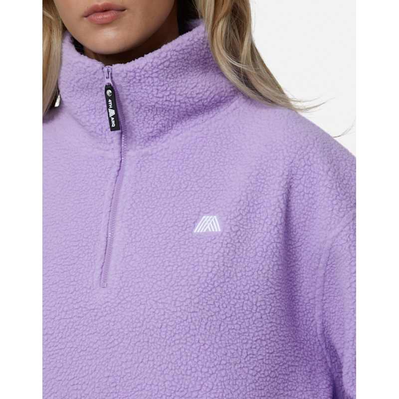 4TH ARQ Womens Phoenix Half Zip Top WH - Violet | Life Style Sports EU
