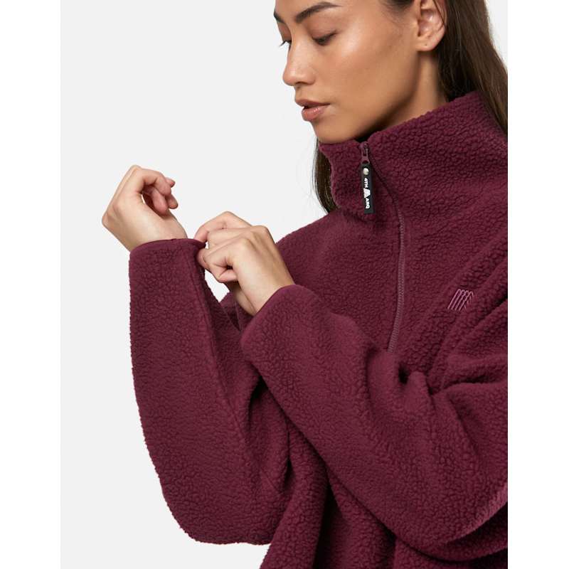 4TH ARQ Womens Phoenix Half Zip Top - Ruby | Life Style Sports UK