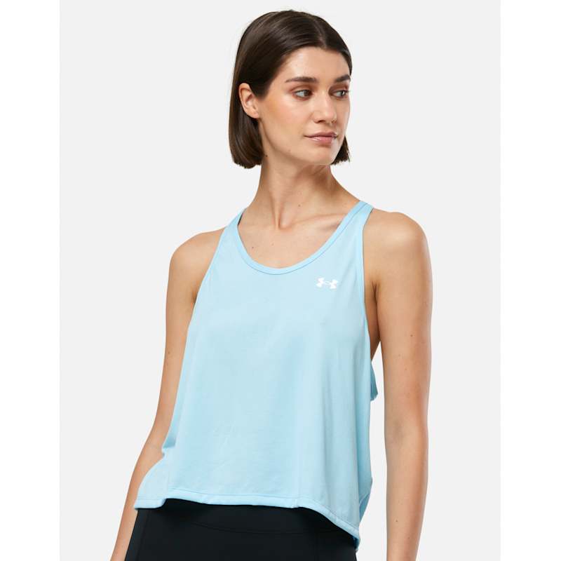 Under Armour Womens Swing Tank Top Blue Life Style Sports IE