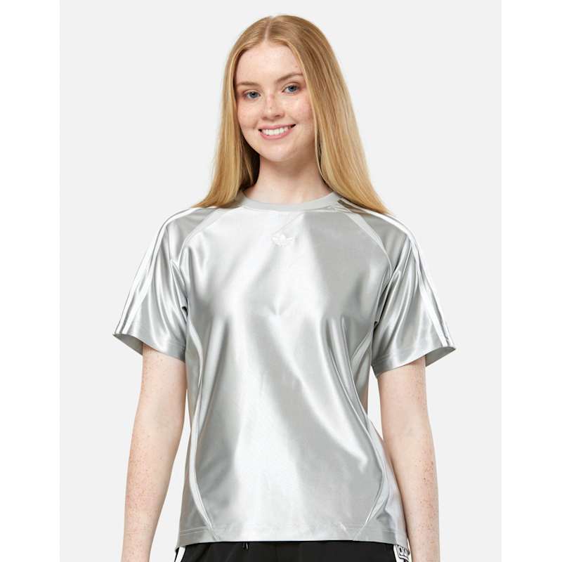 adidas Originals Womens T-Shirt Gold Life Style Sports EU