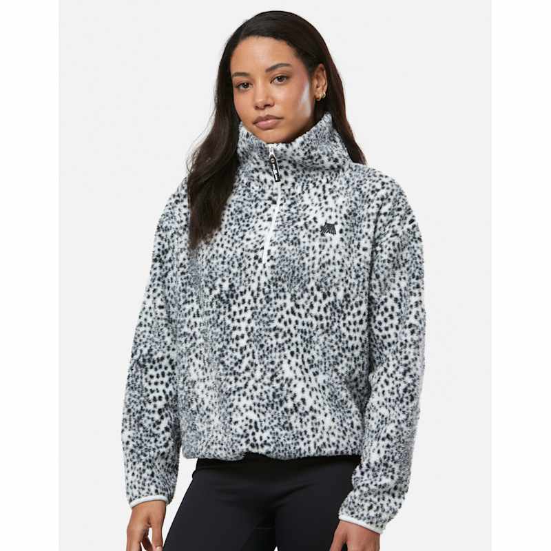 4TH ARQ Womens Phoenix Half Zip Top - Monochrome Spot | Life Style