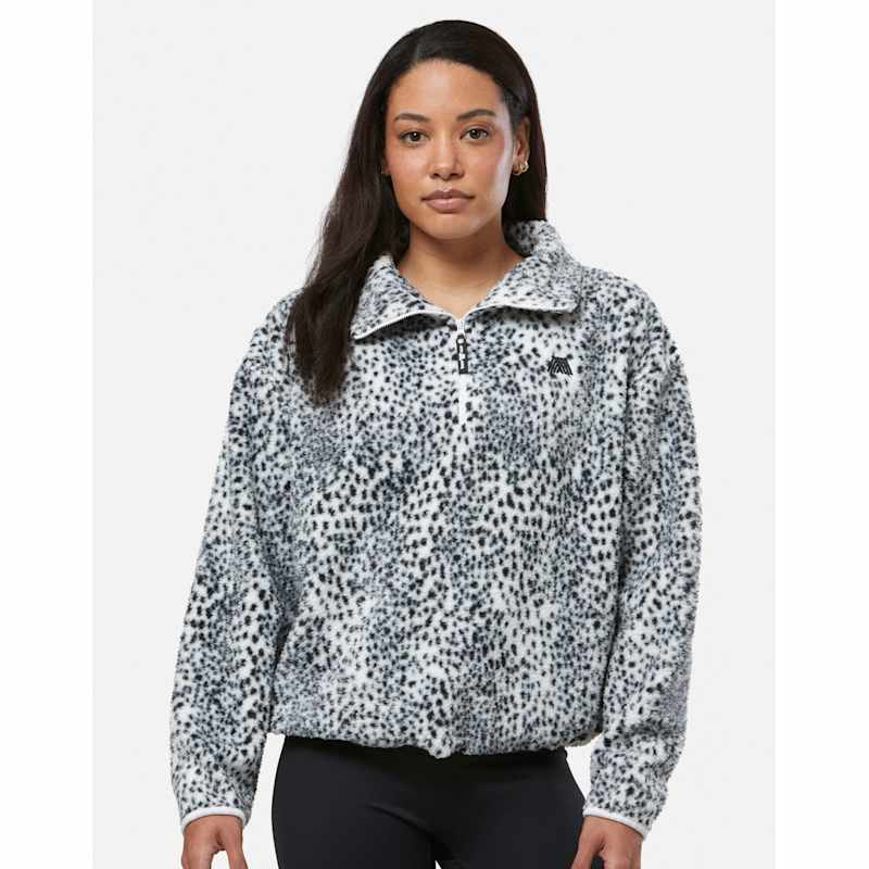 4TH ARQ Womens Phoenix Half Zip Top - Monochrome Spot | Life Style