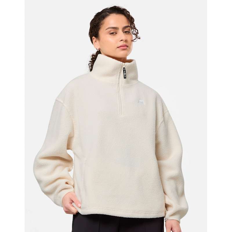 4TH ARQ Alix Half Zip Fleece Cream - Cream | Life Style Sports IE
