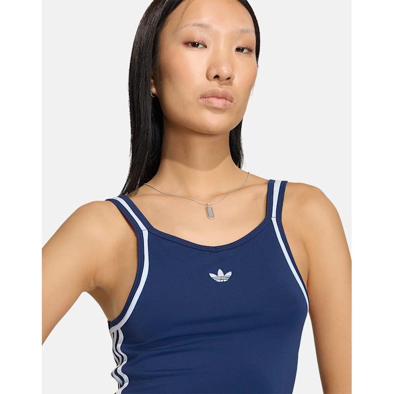adidas Originals Womens Vintage Tank Top - Navy | Life Style Sports IE