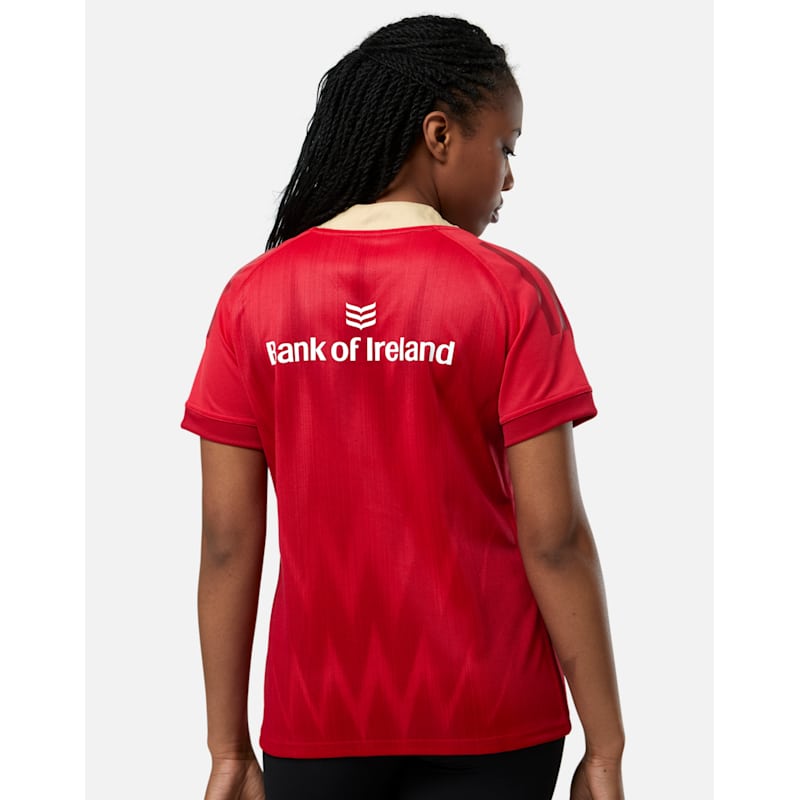 【希少】adidas Munster Bank Of Ireland ラグビー adidas Womens Fit Munster 23/25 Home Jersey WH - Red | Life Style