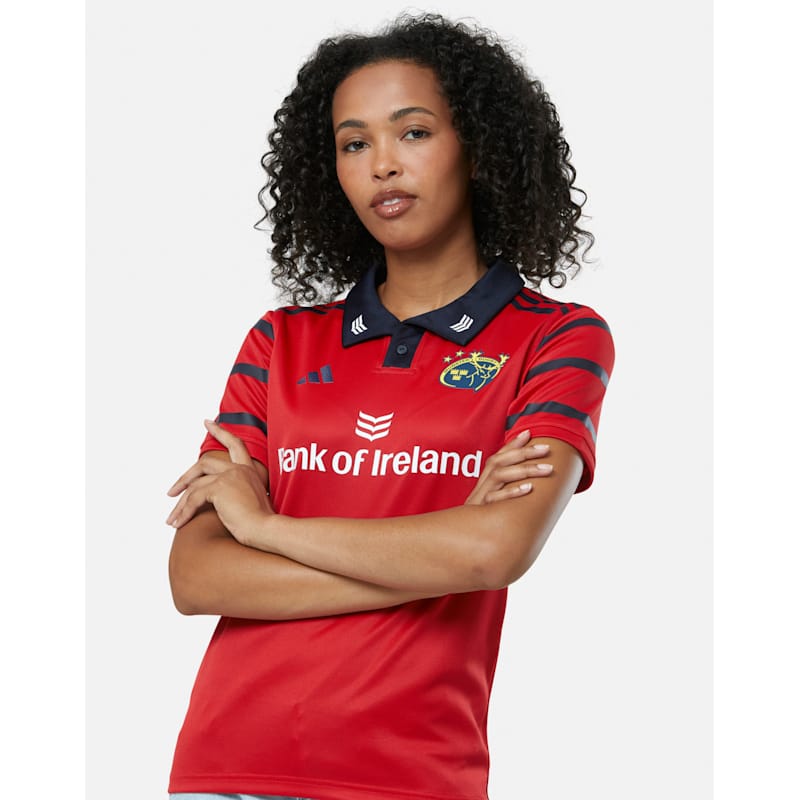 極美品 希少品Adidas MUNSTER RUGBY Jersey 09モデル Toyota Munster Rugby Jersey Mens Size M Red adidas Tag Clima