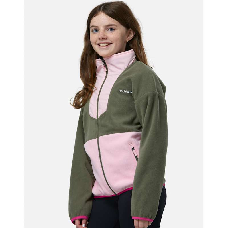 Giacca In Pile Columbia Sequoia Grove Full Zip Con Cappuccio | Leggera E Morbida, Unisex Per Bambini E Ragazzi