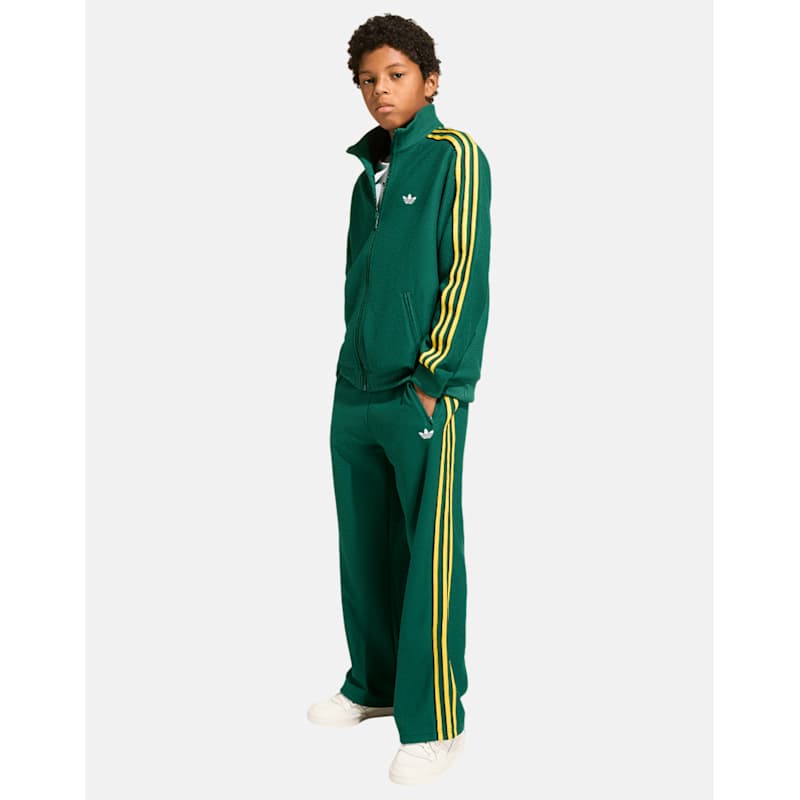 adidas Originals Older Kids Firebird Track Top - Green | Life