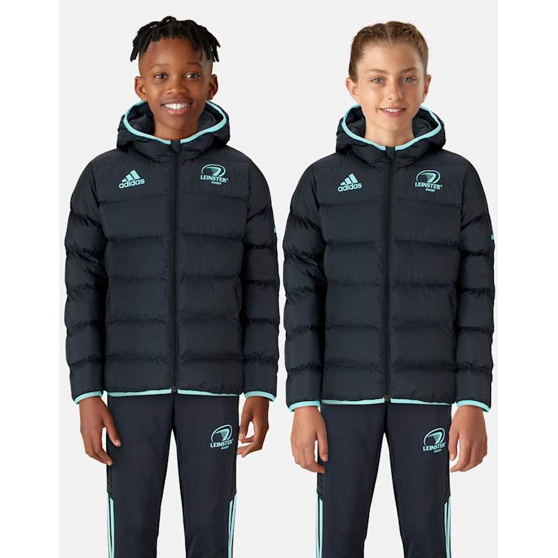 adidas Kids Leinster Winter Jacket Grey Life Style Sports IE