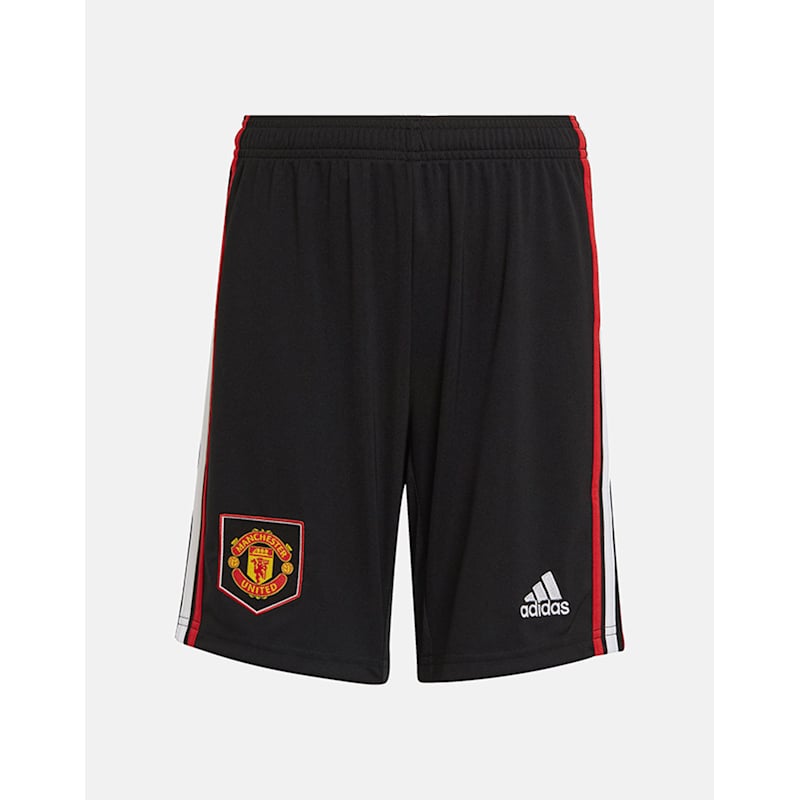 adidas Kids Manchester United 22/23 Away Shorts Black Life