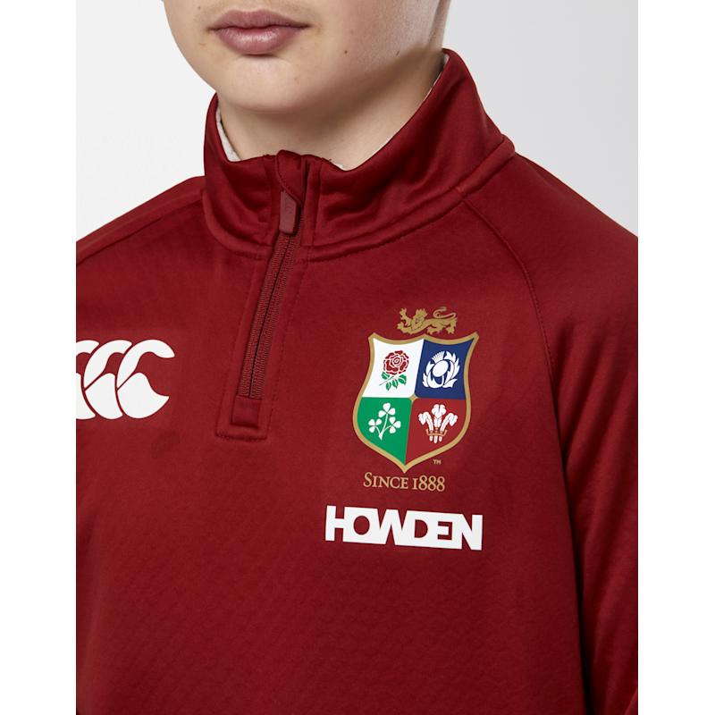 【未使用品】British & Irish Lions Fleece ジャケット Canterbury British & Irish Lions 2025 1/4 Zip Fleece - Red Dahlia
