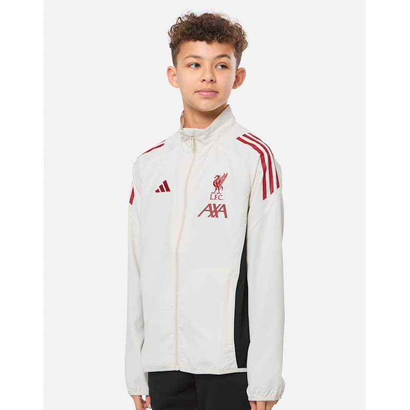 adidas Kids Liverpool Presentation Jacket - White | Life Style