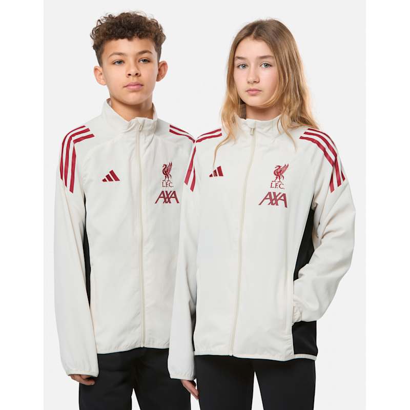 adidas Kids Liverpool Presentation Jacket - White | Life Style