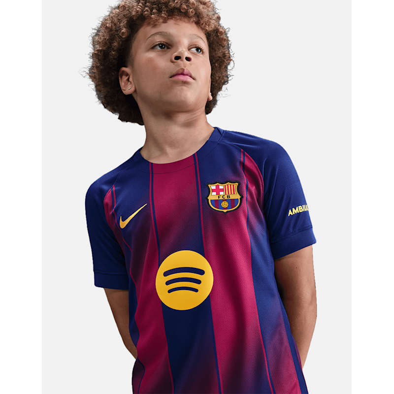ウェア FC Barcelona Nike jersey kids Unisex M Nike Kids' F.C. Barcelona Dri-FIT Stadium Home Replica Football