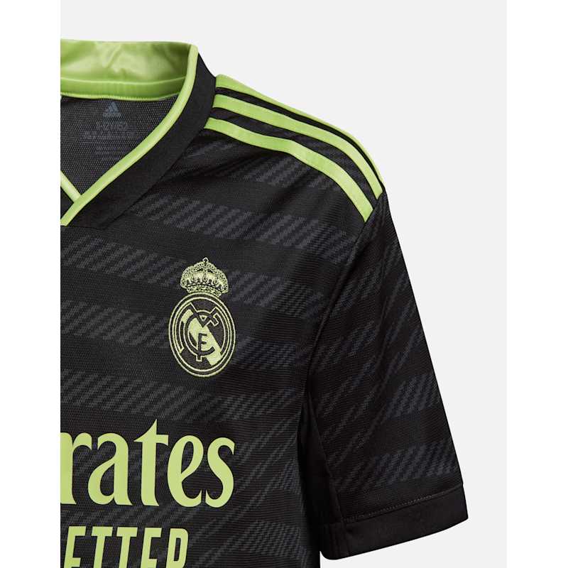 adidas Kids Real Madrid 22/23 Third Jersey Black Life Style