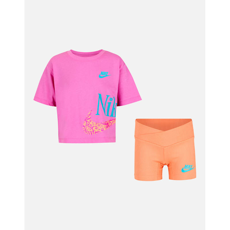 Athletic Apparel Nike Biker Shorts And Crop Top Set Nike Pro