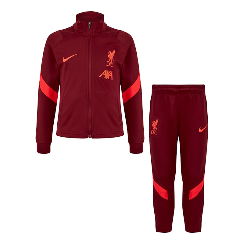 Nike Pre School Liverpool 21/22 Strike Tracksuit - Red | Life