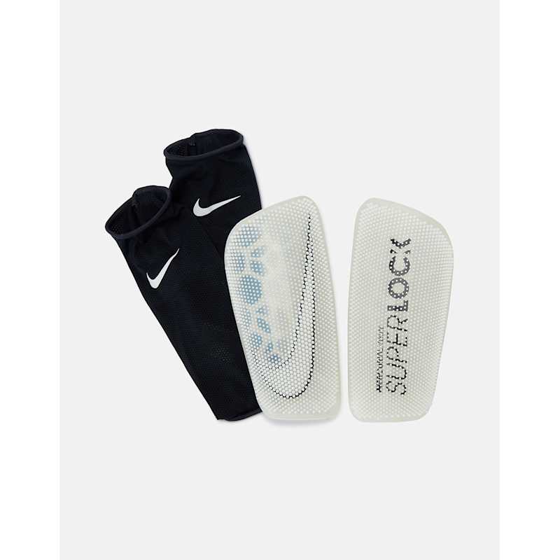 Nike Adults Mercurial Flylite Superlock Shin Guards White Life