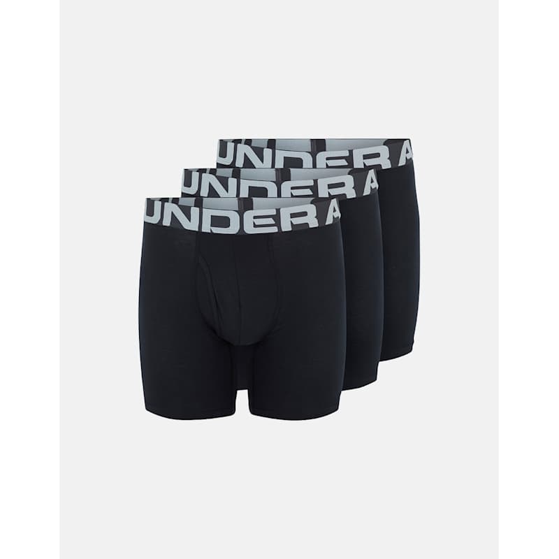 Under Armour Mens Charged Cotton Inch Pack Boxers WH