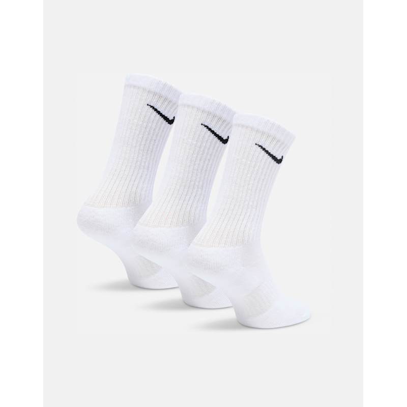 Nike Everyday Pack Dri-FIT Cushion Crew Socks White Life