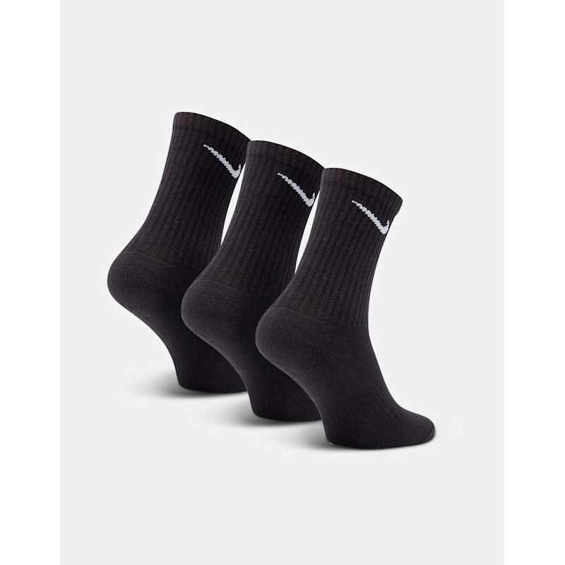 Nike Everyday Pack Dri-FIT Cushion Crew Socks Black Life