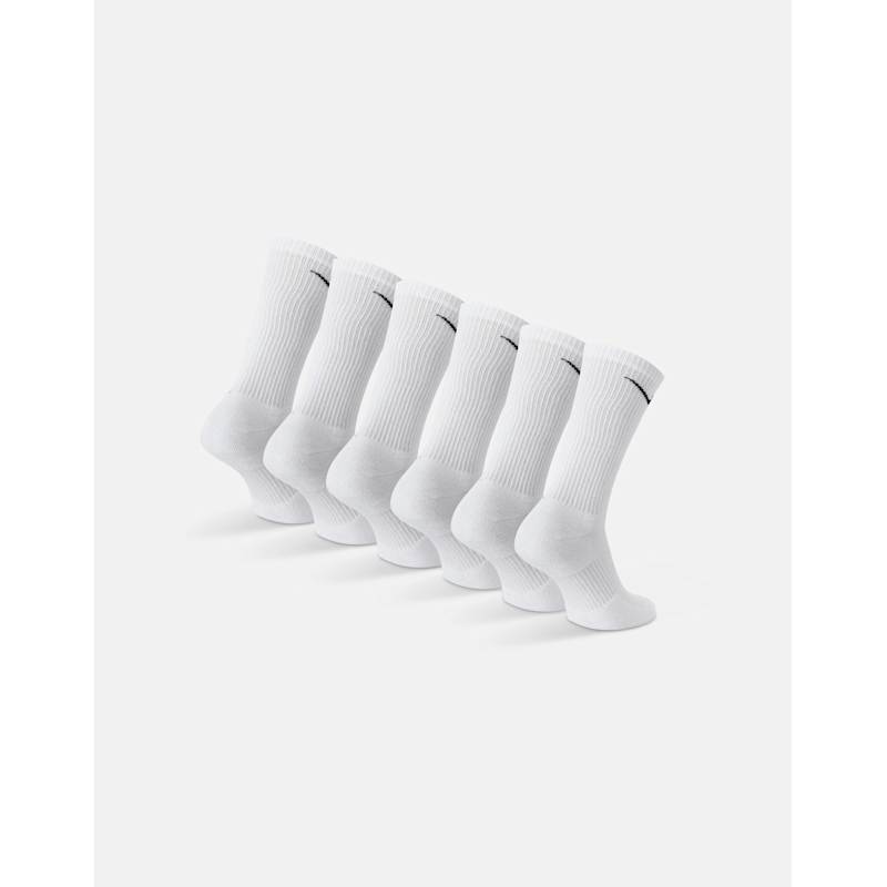 Nike Everyday Cushion Pack Crew Socks White Life Style Sports IE
