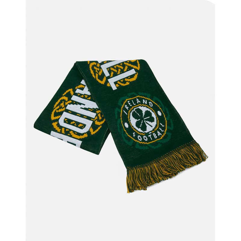 Écharpe Supporter Irlande Rétro écharpe Club Irlandais Écharpe De Football Rétro De L'Irlande Du Nord - Supporters, Couleurs Traditionnelles Foulard Rétro Supporter Foulard Football Bandes Vertes