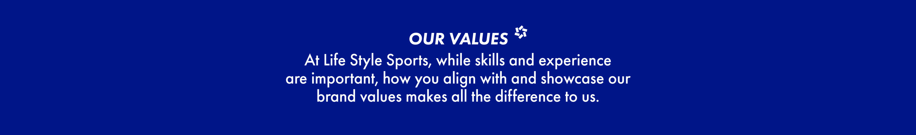 our values