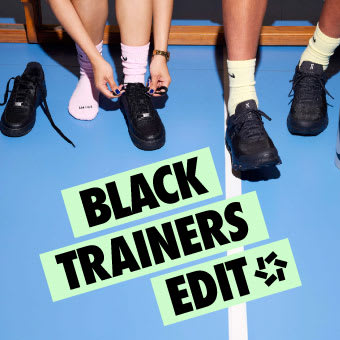 black trainers edit